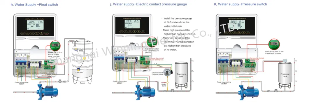 4kw 230V Single Phase Pump Control Panel for Water Transfer