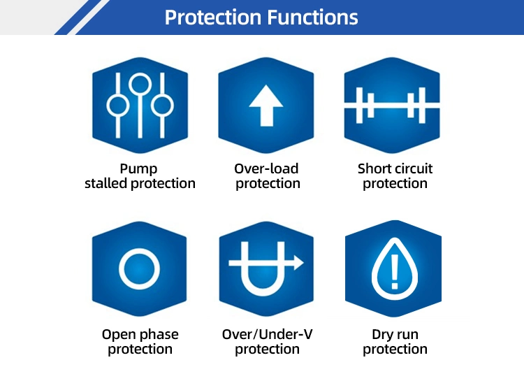 Dol Start Type Intelligent Pump Controller with Stalled Protection